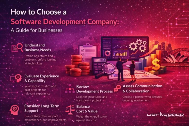how to choose a software development company guide illustration